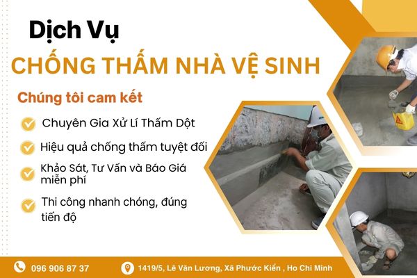 <p dir="ltr" style="text-align: center;" role="presentation"><span style="font-size: 14pt;"><strong>Chống Thấm Nh&agrave; Vệ Sinh</strong></span></p>